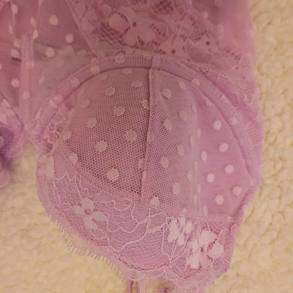 Victoria's Secret Dream Angels moulded cup long line corset bra, 32C - Picture 3 of 13